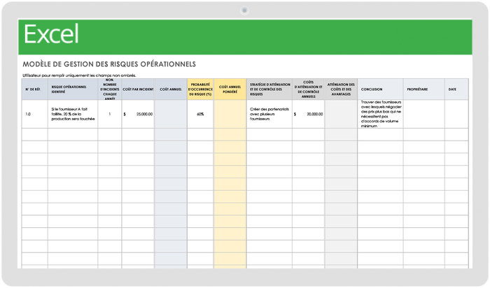 Gestion des risques opérationnels